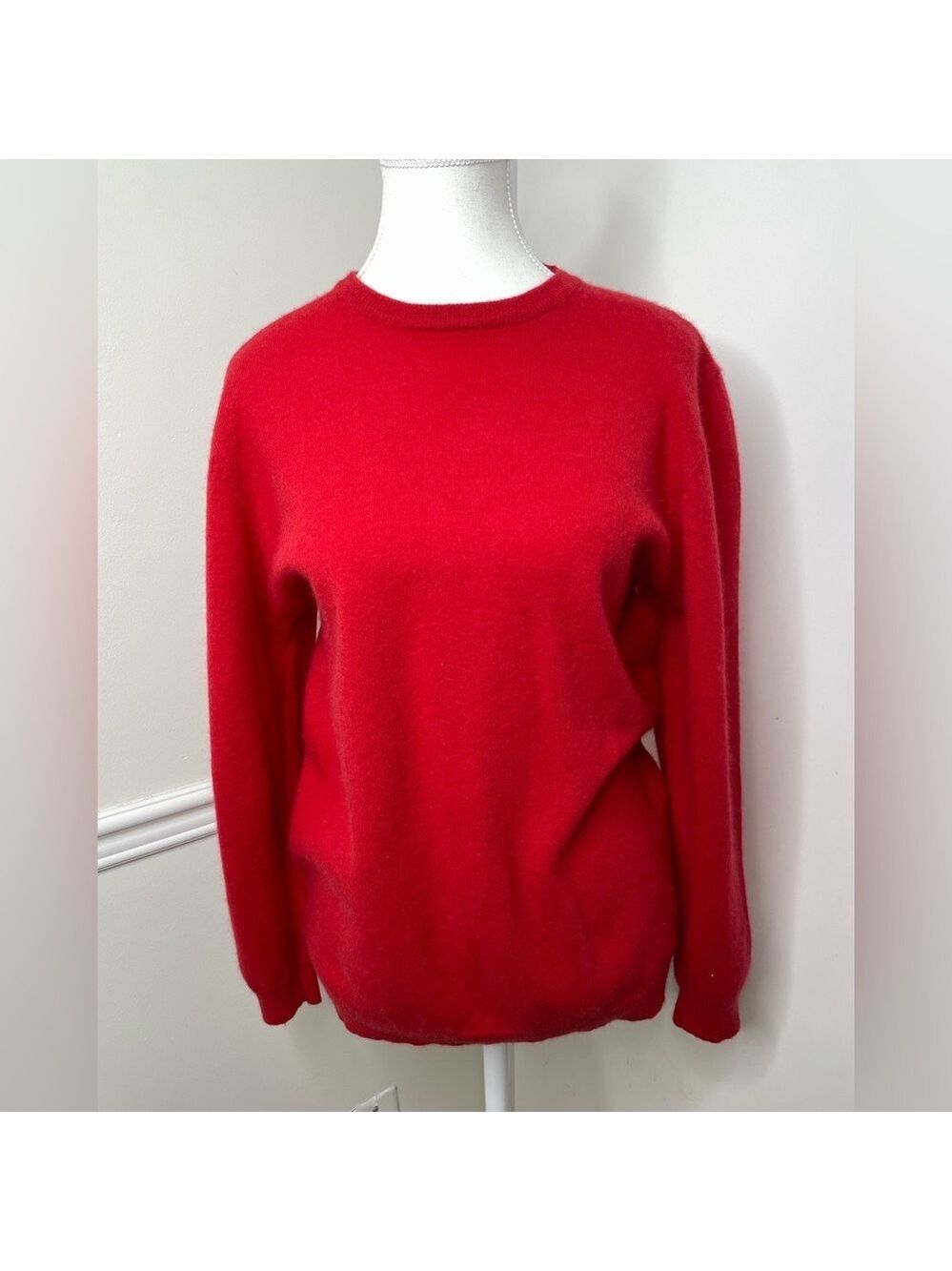 Vintage Magnolia Wool Angora Crew Neck Sweater M